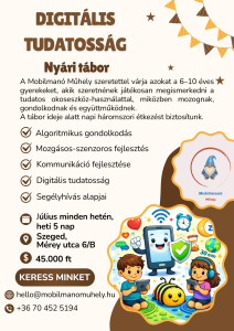 Digitális tudatosság nyári tábor